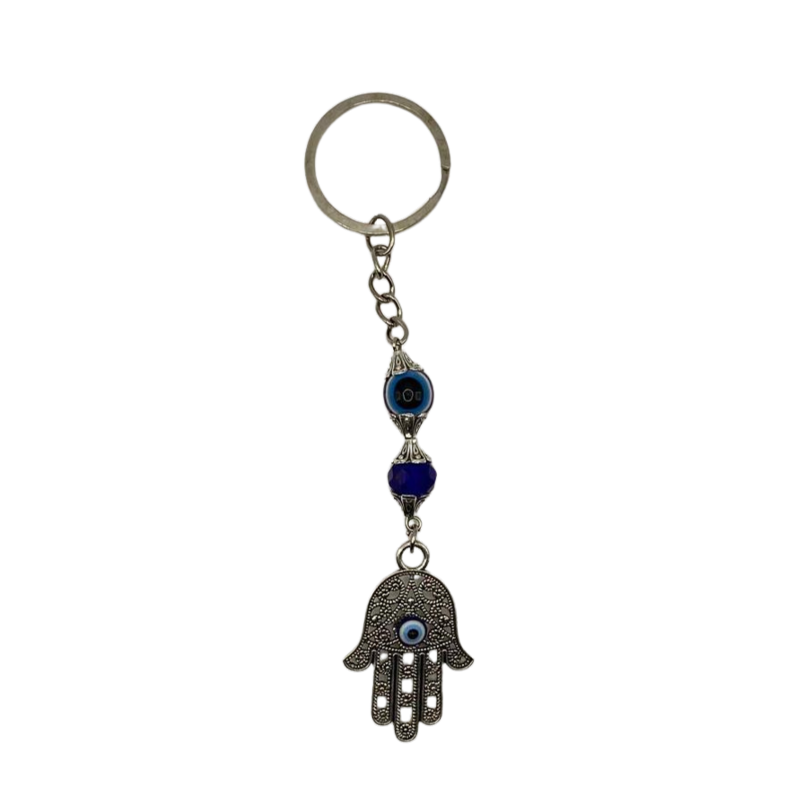 Hand with Blue Bead